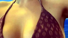 Training In Gym Bikini Sweat Dripping Legs Horny