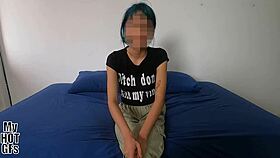 Oh Dios, Esta Flaquita Apenas Es Legal Y Ya Quiere Follar