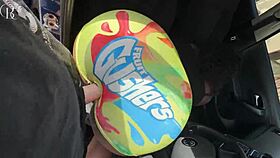 Ebony gets choked and fucked