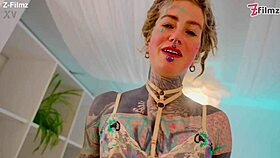 Hardcore stud goes deep in the tattooed babe anal 😍🔥