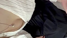 Massage guy's fingers drip wet pussy creampie.