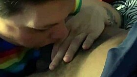 cheating milf deepthroats big black cock