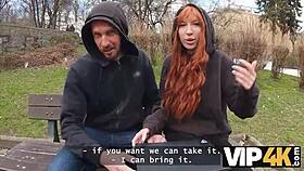 vip4k my big tits deserve a better boyfriend: girlfriend public sex with monster cock outdoor.