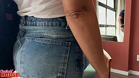 Married MILF fulfills her fantasy with two strangers while her husband watches.