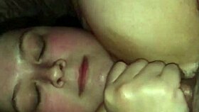 Cumming In Wifes Face Slowmo Handjob Huge 42F Big Tits