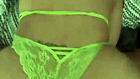 Big ass doggy takes deep dick, she moans.