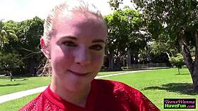 I watched real teen faces get spunked at the party