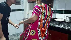 Tasting My Stepmother’s Tasty Pussy in Kitchen Full Scene