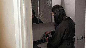 he fucked me from behind but at least he fixed the bathroom sink