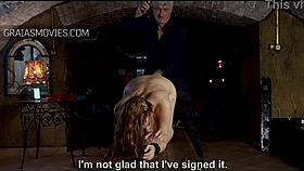 Russian Babe Screams On Extreme Whipping Bench Torture