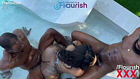 Spoiled Princess Gets Double Penetration By Blacks