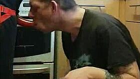 Pegging boyfriend's ass in kitchen, cornfield, bathroom with ass to mouth