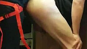 Pegging boyfriend's ass in kitchen, cornfield, bathroom with ass to mouth