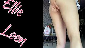 ellie leen in a hot masturbation compilation