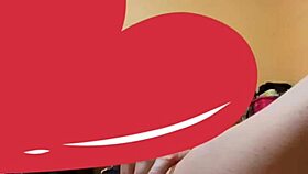 Cousin's intriguing toy exploration with dildo