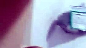 Watch my hot friend masturbate with dildo, her wet pussy dripping saliva!