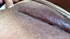 fatma touches herself in tight panties up close