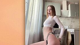 Sucking Girlfriend's Dildo And Fucking Him!