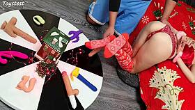 Two Thrusting Dildos Destroy Her Tight Pussy In Homemade Scene