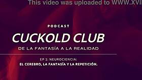 Old man dances at night club in cuckold scenario