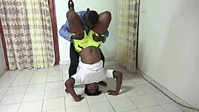 i bent over for a torid fuck in the gym, cum in mouth and all, bareback creampie muff diving homemade