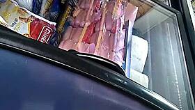 Big ass Mexican woman in the store!