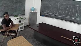 Miss Andy Ray Was Hard Pussy Fucked In Detention By Rome Major?