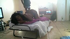 thick pussy on hot black mature milf in the hood