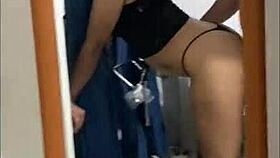 hey, i fuck this latina amateur with big ass in front of the mirror 😏