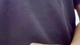 Husband and wife have steamy shower sex on a video call via WhatsApp in 2025.