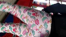 Big ass Mexican woman in the store!