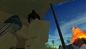 fucking a fan in roblox sex session with intense action