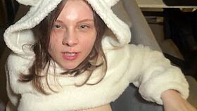 Roommate Dresses As Cute Bear For Rough Fucking