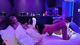 my brazilian friend proposed couple swap, we fucked hard in motel