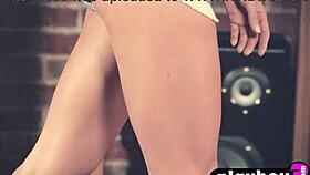 Big fake tits milf elena romanova posed in lingerie, then revealed her stunning body