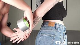 teaching my redhead girlfriend bondage basics