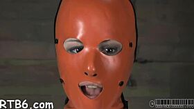 Beautiful slaves fastened for hardcore bdsm fucking