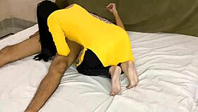 punjabi hot stepmom engages in naughty family sex with hindi audio.