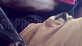 I PLAY WITH AFRICAN TEEN SLUT'S TITS UP SKIRT AT PARK