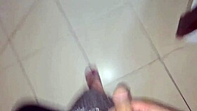 the stepson asks his stepmother for help so he can cum