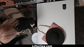 Grandmother and granddaughter caught shoplifting face consequences. Both get questioned by LP officer Mike Mancini in a tense office encounter.