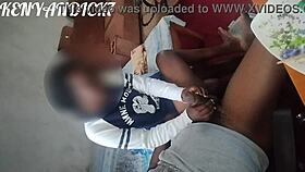 African nanny interacts with boss at home while wife is away