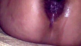 Amateurs engage in back squirt fucking with intense squirting