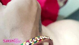 devar enters the room, fucks bhabhi's hairy pussy first time