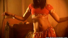 mature indian beauty dances solo in emotional solo