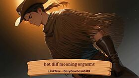 Hot dilf moaning orgasms