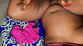 African ebony housewife with big ass and wet pussy enjoys best sex.