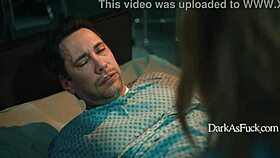 Demon fucks nurse, squirting milk into her mouth