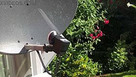 Sexy neighbor flaunts her big tits and ass