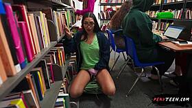 Sneaky Blowjob Under The Table In Class - Pervteen 18+